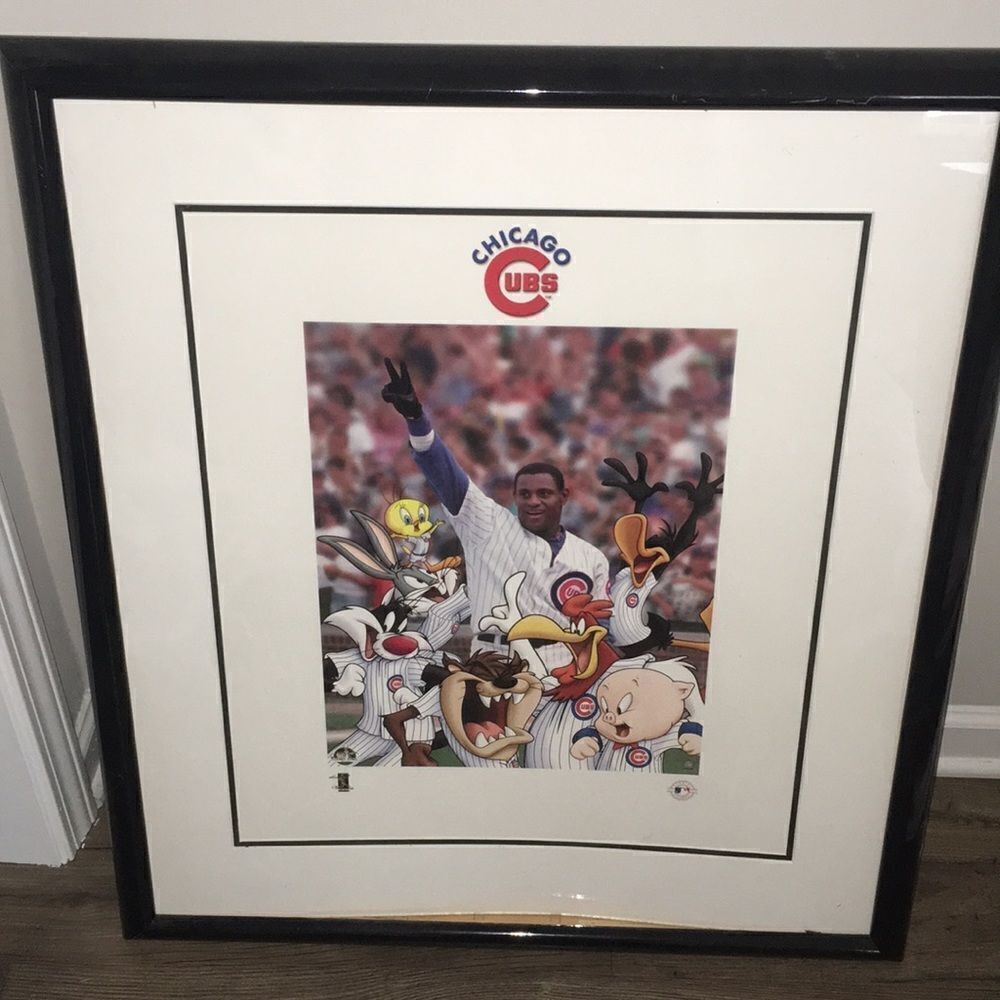 Chicago Cubs Looney Tunes Sammy Sosa mlb litho